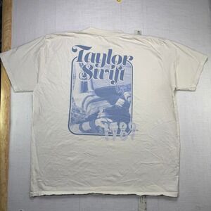 Swiftie Eras Tour Taylor Swift T Shirt 2XL Mens Cream 1989 Taylors Version Stay